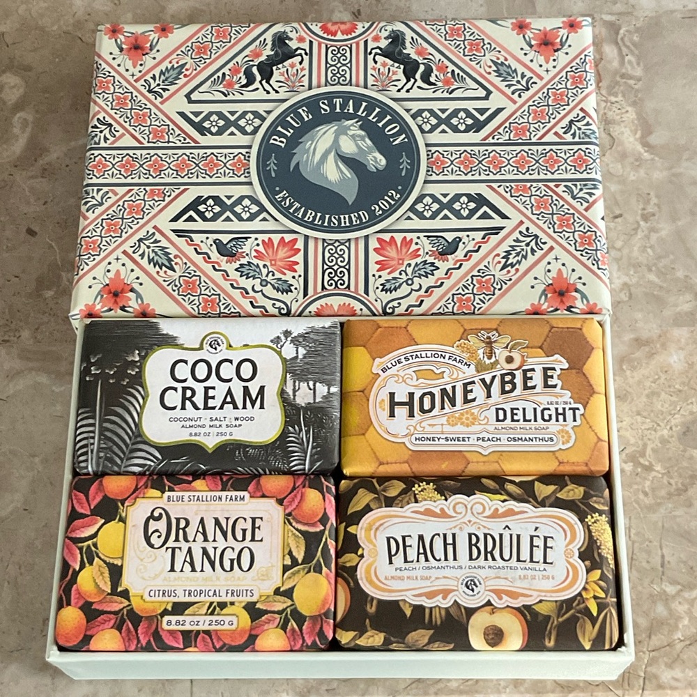 Blue Stallion Soap Gift Set